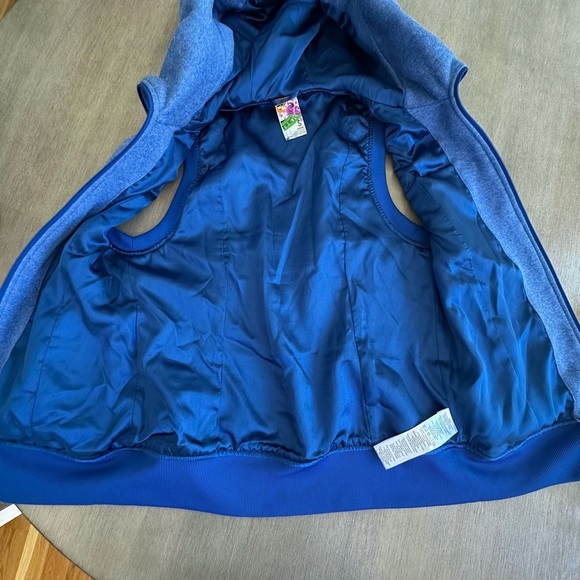 Burton womens dryride hooded Blue Zip-Up Vest small EUC - Picture 4 of 9